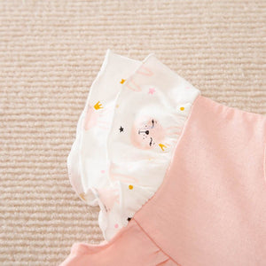 Pink Onesie With Bunny Skirt For Baby Girl 4 - Minitaq baby kids clothes dress