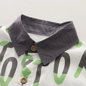 Letter Style Dark Gray Shorts N Shirt 2pcs Set - Minitaq baby kids clothes dress