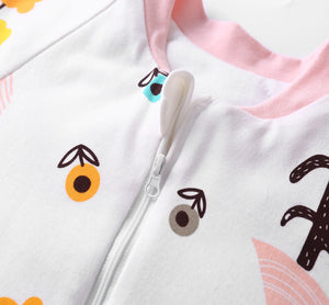 Joyful Pattern On White Winter Baby Romper 5 - Minitaq baby kids clothes dress