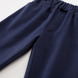 Dark Blue Kids Casual Elastic Pant 7 - Minitaq baby kids clothes dress