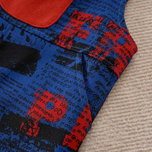 Blue N Red Stylish Kids Dungaree 5 - Minitaq baby kids clothes dress