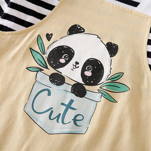 Cute Little Panda Baby Romper 4 - Minitaq baby kids clothes dress