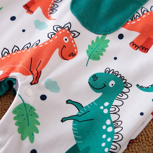 Dino Dungaree Style Baby Romper 5 - Minitaq baby kids clothes dress