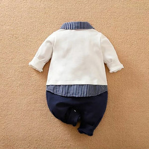 White And Blue Smart Sailor Baby Romper 5 - Minitaq baby kids clothes dress