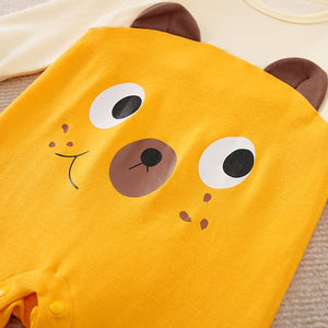 Modern Style Cartoon Yellow Romper 5 - Minitaq baby kids clothes dress