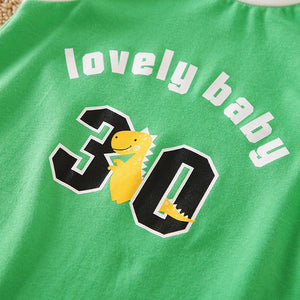 Sport Style Green Baby Romper 4 - Minitaq baby kids clothes dress