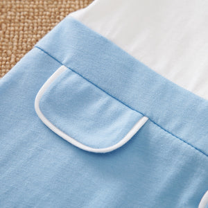 Sweet White N Blue Baby Romper 5 - Minitaq baby kids clothes dress