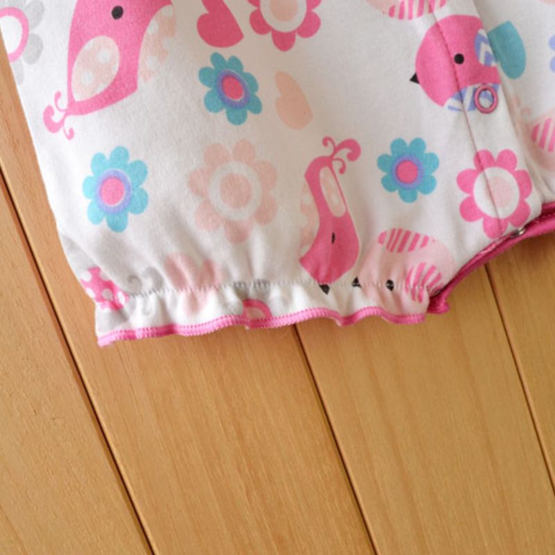 Sleeveless Pink Summer Baby Girl Romper 5 - Minitaq baby kids clothes dress