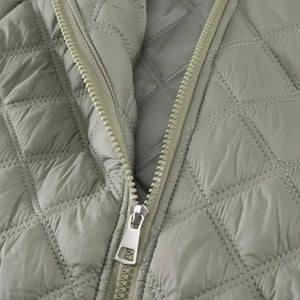 Olive Green Quilted Puffer Jacket N Pants 2pcs Set - Minitaq baby kids clothes dress