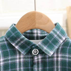Casual Shirt With Inner T-Shirt N Blue Jeans Pants 3pc Set 5 - Minitaq baby kids clothes dress