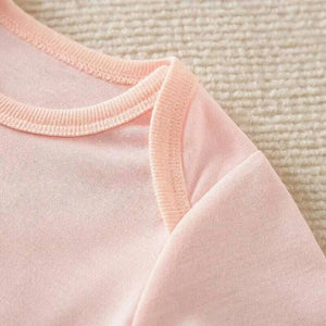 Pink Heart Bunny Baby Girl Onesie 6 - Minitaq baby kids clothes dress