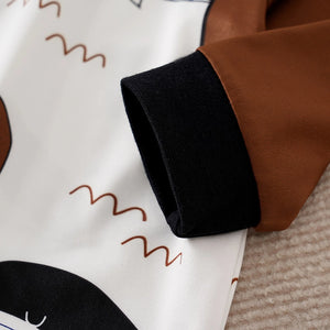 Brown, White N Black Whale Baby Romper 4 - Minitaq baby kids clothes dress