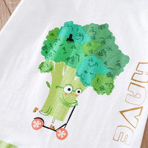 The Broccoli On Wheels Summer Cotton Romper 4 - Minitaq baby kids clothes dress
