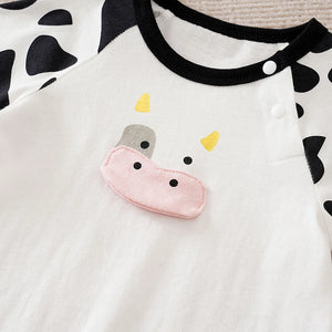 Cute Stylish Moo Cotton Baby Romper 4 - Minitaq baby kids clothes dress
