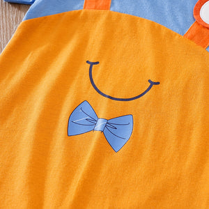 Happy Smart Crab Design Baby Cotton Romper 4 - Minitaq baby kids clothes dress