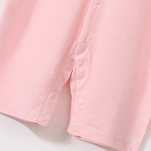 Soft Baby Girl Pink Cotton Romper 5 - Minitaq baby kids clothes dress