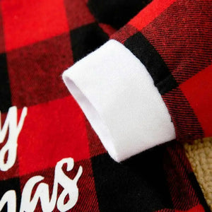 Christmas Checkered Style Baby Romper 5 - Minitaq baby kids clothes dress