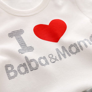 Soft Cotton Love Mama and Baba Romper 3 - Minitaq baby kids clothes dress