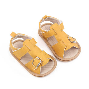 Yellow Honey PU Summer Baby Sandal 5 - Minitaq baby kids clothes dress