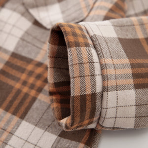 Brown Check Casual Shirt 5 - Minitaq baby kids clothes dress