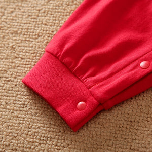 Little Elephant In The Red Baby Romper 6 - Minitaq baby kids clothes dress