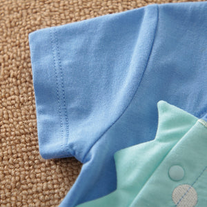 Good Night Dino Cotton Baby Romper 8 - Minitaq baby kids clothes dress