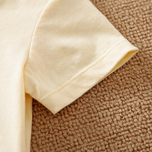 Love Mom Cute Bear Yellow Romper 5 - Minitaq baby kids clothes dress