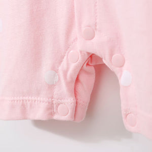 Summer Bunny Cotton Pink Romper 6 - Minitaq baby kids clothes dress