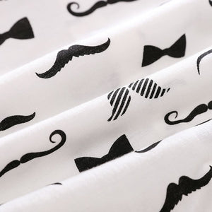 Gentleman Moustache Pattern Baby Boy Romper 7 - Minitaq baby kids clothes dress
