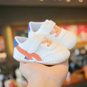 Comfy White Valcro Strap N Lace Kids Shoes 5 - Minitaq baby kids clothes dress