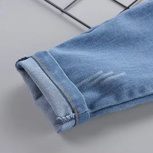 Mini Cars Pattern Full Sleeves Shirt N Denim Pants 2 pcs Set - Minitaq baby kids clothes dress