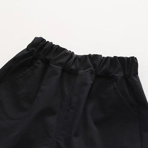 Red Shirt Cargo Style Waistcoat With Black Shorts For Kids 5 - Minitaq baby kids clothes dress