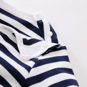 Owl on Blue Lines with Hat and Napkin Bib 6 - Minitaq baby kids clothes dress