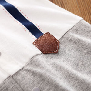 American Style Bow Tie Gentleman Romper 4 - Minitaq baby kids clothes dress