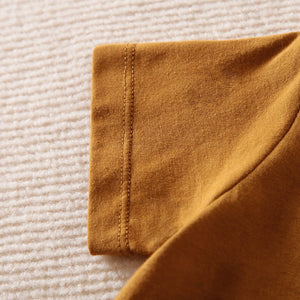 Stylish Brown Cotton T-Shirt And Shorts 2pc Set 5 - Minitaq baby kids clothes dress