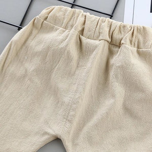 Blue Crown Shirt N Beige Shorts 2pc Set - Minitaq baby kids clothes dress