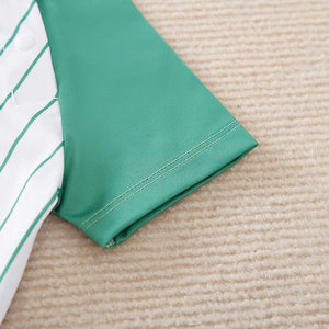 Secret Garden Green Vertical Striped Summer Jumpsuit 6 - Minitaq baby kids clothes dress