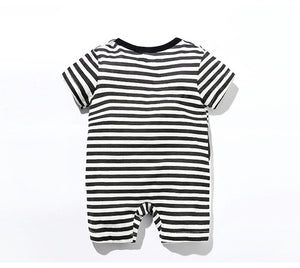 Modish Penguin Black Stripes Romper 5 - Minitaq baby kids clothes dress