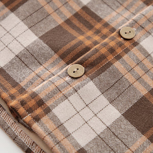 Brown Check Casual Shirt 4 - Minitaq baby kids clothes dress