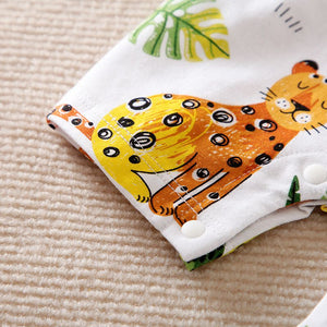 Jungle Cheetah Casual Baby Romper 6 - Minitaq baby kids clothes dress