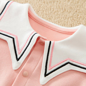 Pink Bunny Pockets Full Sleeves Romper 4 - Minitaq baby kids clothes dress