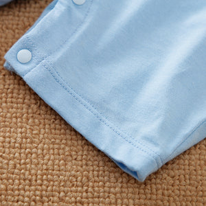 Sweet White N Blue Baby Romper 8 - Minitaq baby kids clothes dress