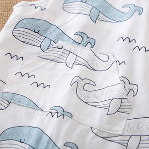 Summer Whale 2pc Baby Clothes 4 - Minitaq baby kids clothes dress