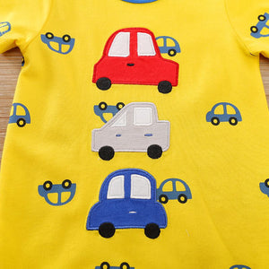 Colorful Cars Summer Baby Romper 7 - Minitaq baby kids clothes dress
