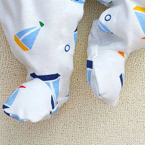 The Sailors Boat Casual Pattern Baby Romper 6 - Minitaq baby kids clothes dress