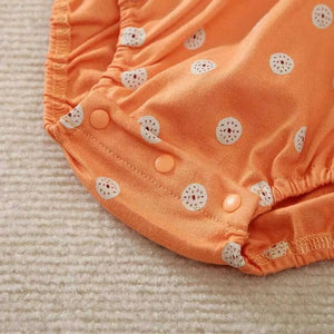 Orange Casual Baby Girl Onesie 8 - Minitaq baby kids clothes dress