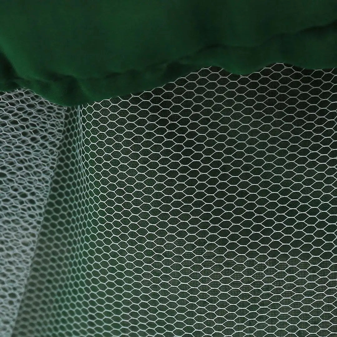 Green Tulle Style With Sequin Bow Frock 6 - Minitaq baby kids clothes dress