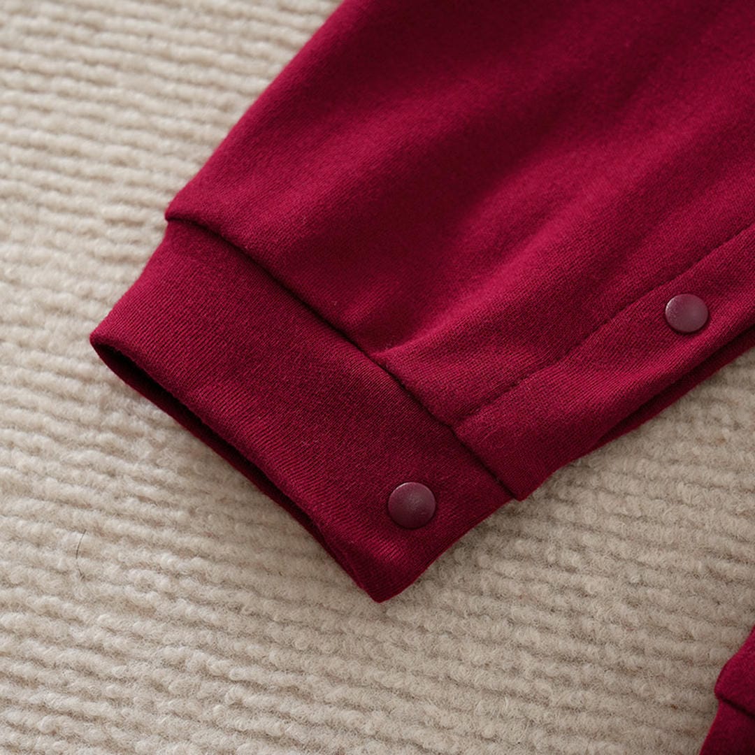 Red Dots N Lines Formal Office Dress With Tie 1 - Minitaq baby kids clothes dress