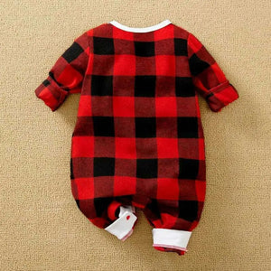 Christmas Checkered Style Baby Romper 7 - Minitaq baby kids clothes dress