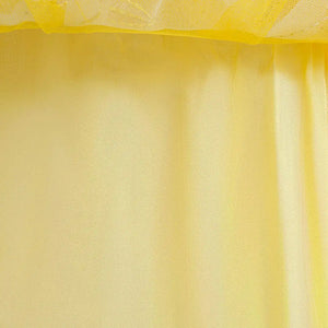 Yellow Princess Costume Frock  Dress For Girls 6 - Minitaq baby kids clothes dress